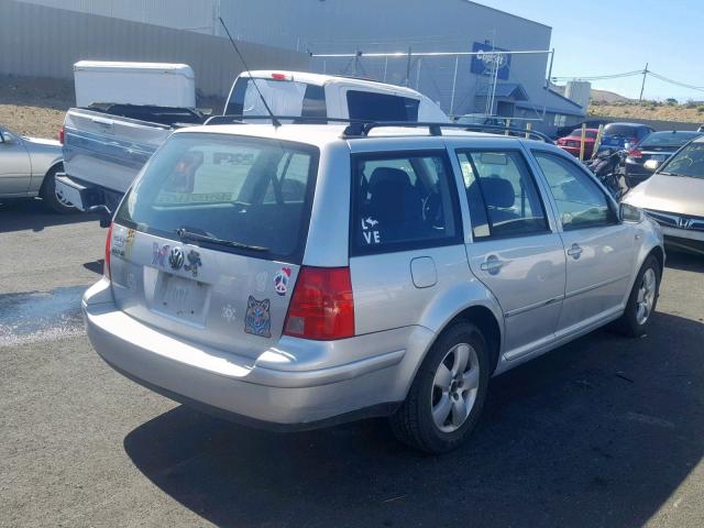 WVWSL61J95W016034 - 2005 VOLKSWAGEN JETTA GLS SILVER photo 4