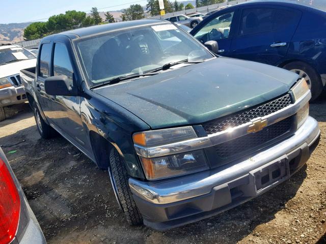 1GCCS136258172424 - 2005 CHEVROLET COLORADO GREEN photo 1