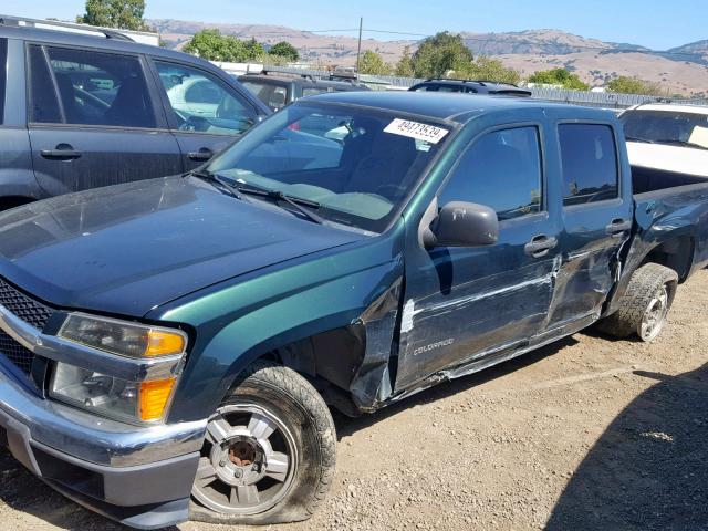 1GCCS136258172424 - 2005 CHEVROLET COLORADO GREEN photo 2