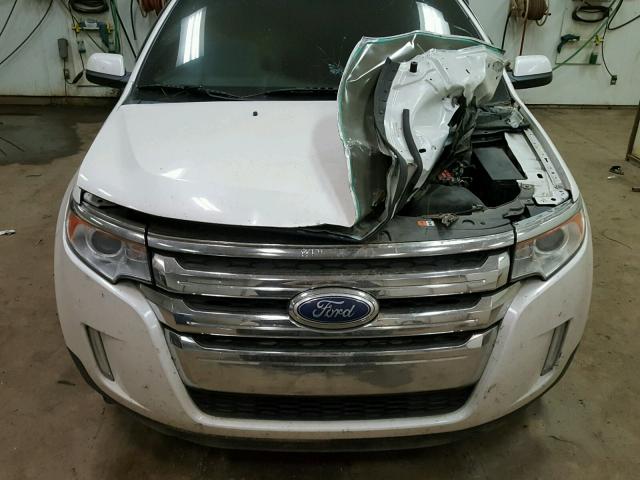 2FMDK3KC8BBB54442 - 2011 FORD EDGE LIMIT WHITE photo 7