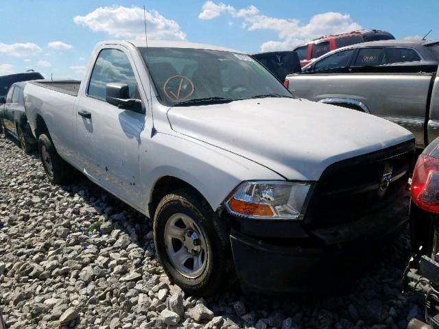 3C6JD6DP0CG240790 - 2012 DODGE RAM 1500 S WHITE photo 1