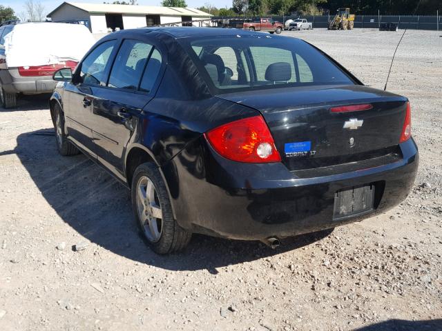 1G1AF5F59A7190644 - 2010 CHEVROLET COBALT 2LT BLACK photo 3