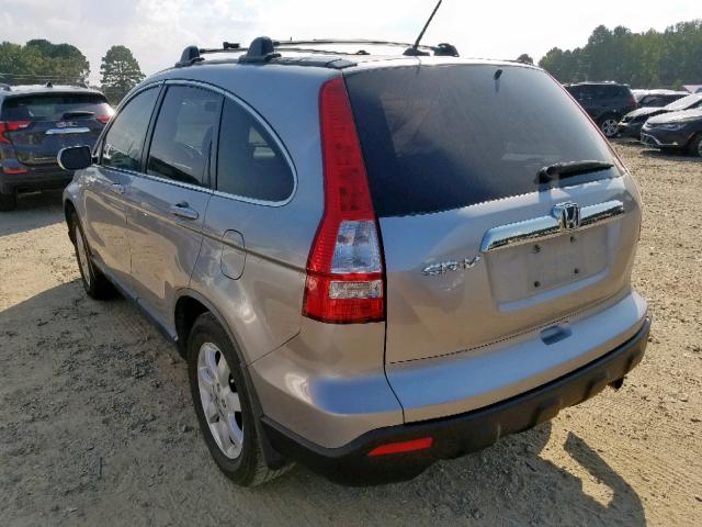 JHLRE38797C011604 - 2007 HONDA CR-V EXL SILVER photo 3