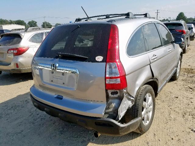 JHLRE38797C011604 - 2007 HONDA CR-V EXL SILVER photo 4