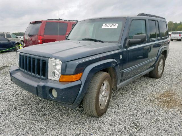 1J8HG48N86C317854 - 2006 JEEP COMMANDER 蓝色 照片 2