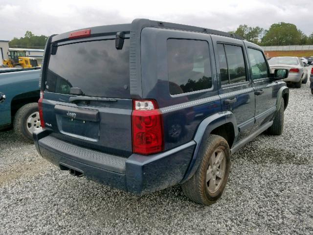 1J8HG48N86C317854 - 2006 JEEP COMMANDER 蓝色 照片 4