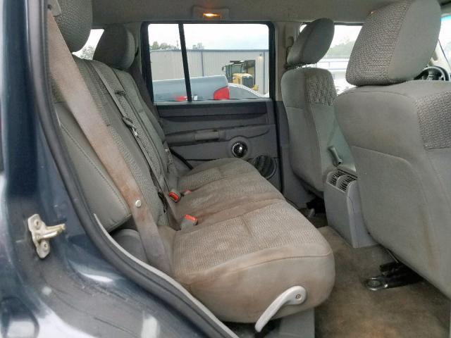 1J8HG48N86C317854 - 2006 JEEP COMMANDER 蓝色 照片 6