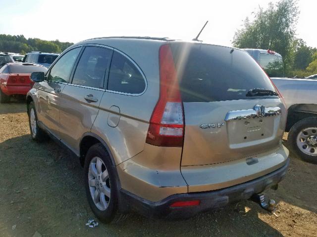 JHLRE48707C011805 - 2007 HONDA CR-V EXL GOLD photo 3