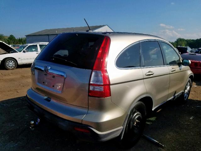 JHLRE48707C011805 - 2007 HONDA CR-V EXL GOLD photo 4