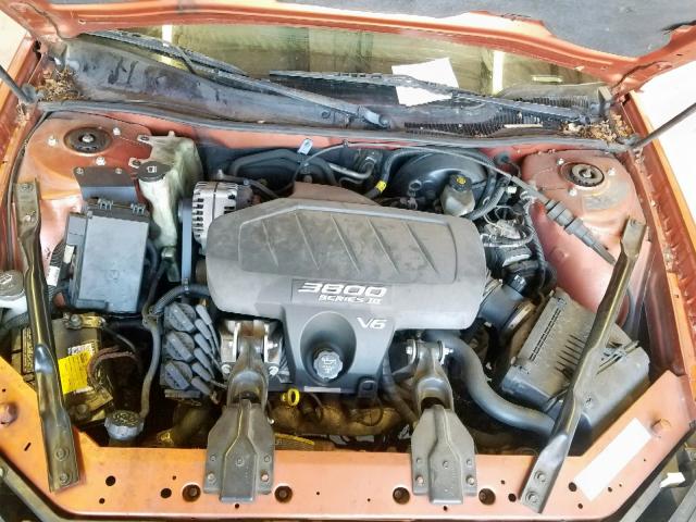 2G2WS522841227211 - 2004 PONTIAC GRAND PRIX ORANGE photo 7