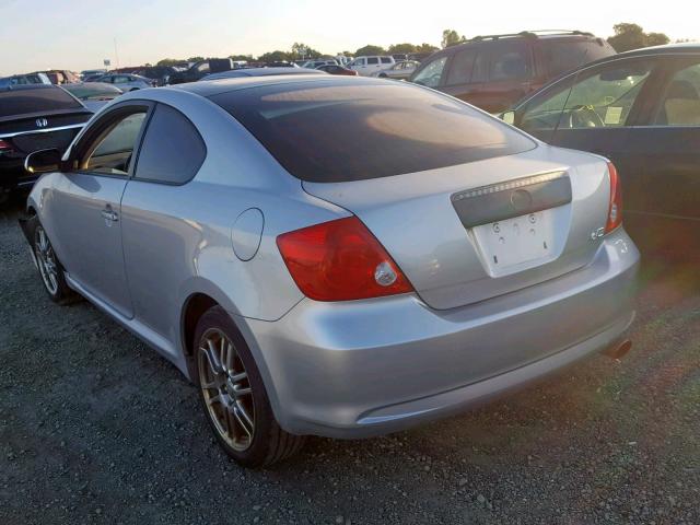 JTKDE167260112961 - 2006 TOYOTA SCION TC ვერცხლისფერი ფოტო 3