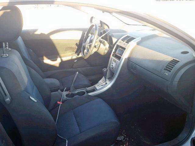 JTKDE167260112961 - 2006 TOYOTA SCION TC ვერცხლისფერი ფოტო 5