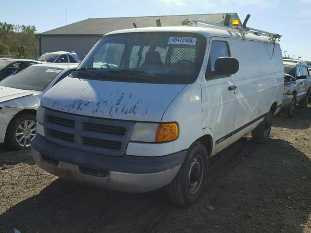 2B7JB21Y2XK516433 - 1999 DODGE RAM VAN B2 WHITE photo 2