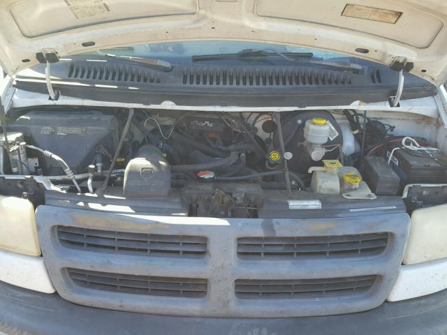 2B7JB21Y2XK516433 - 1999 DODGE RAM VAN B2 WHITE photo 7