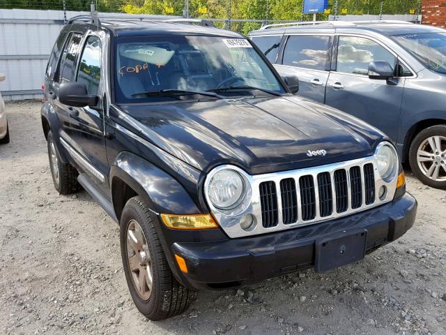 1J4GL58K65W548009 - 2005 JEEP LIBERTY LI BLACK photo 1