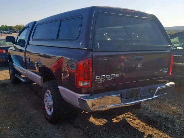 3D7KU26D94G117022 - 2004 DODGE RAM 2500 S Tünd qırmızı foto 3