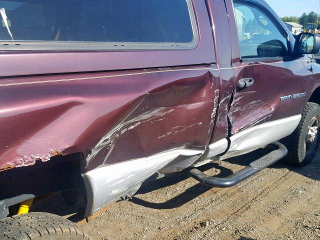 3D7KU26D94G117022 - 2004 DODGE RAM 2500 S Tünd qırmızı foto 9