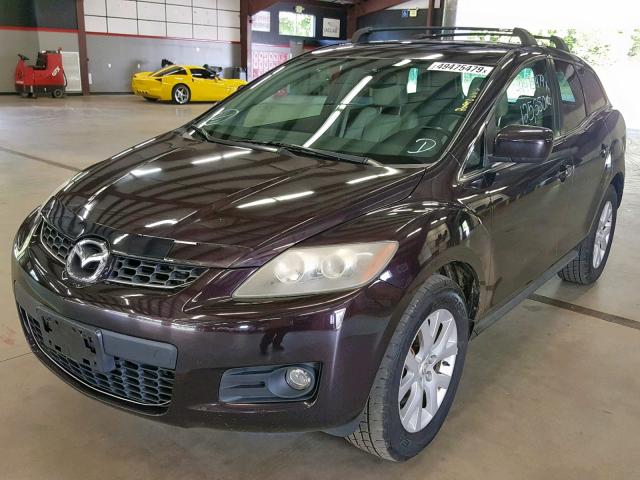 JM3ER29LX80211911 - 2008 MAZDA CX-7 PURPLE photo 2