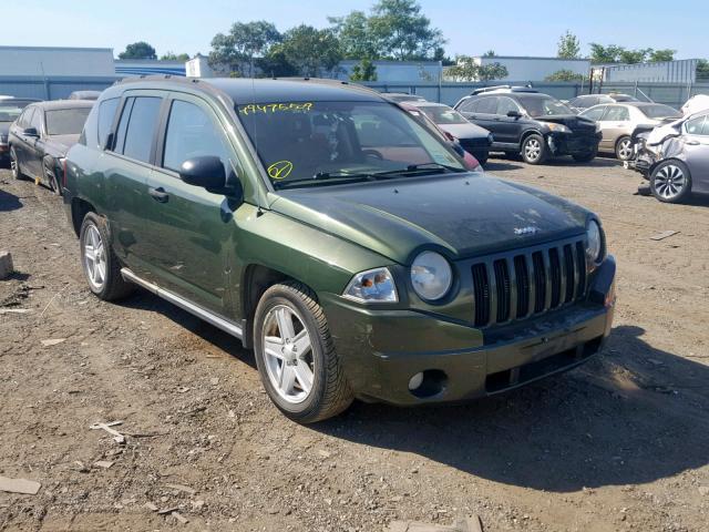 1J8FT47W97D119177 - 2007 JEEP COMPASS GREEN photo 1