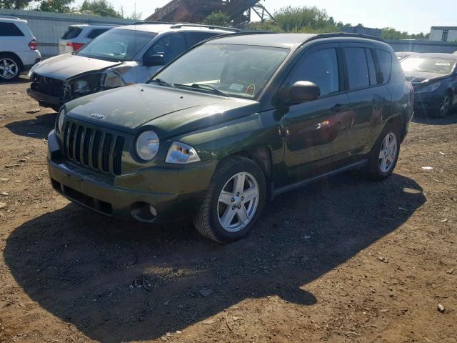 1J8FT47W97D119177 - 2007 JEEP COMPASS GREEN photo 2