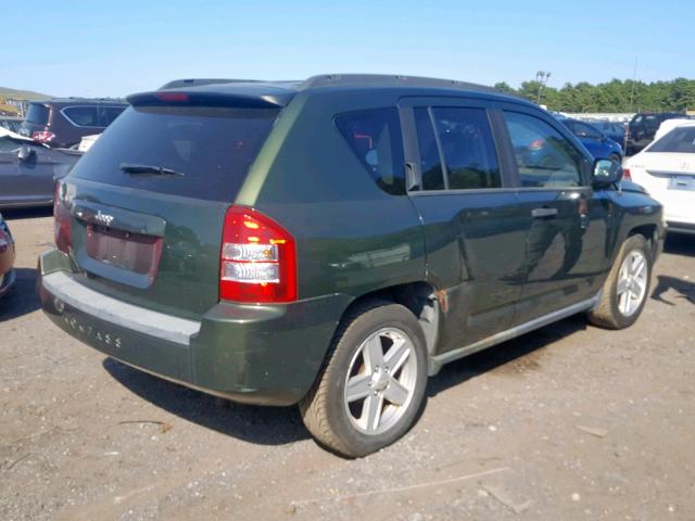 1J8FT47W97D119177 - 2007 JEEP COMPASS GREEN photo 4