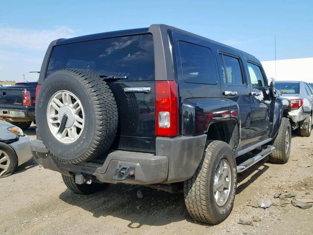 5GTDN136768188995 - 2006 HUMMER H3 BLACK photo 4