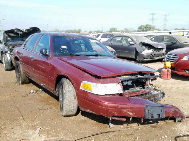 2FAHP71W67X144387 - 2007 FORD CROWN VICT BURGUNDY photo 1