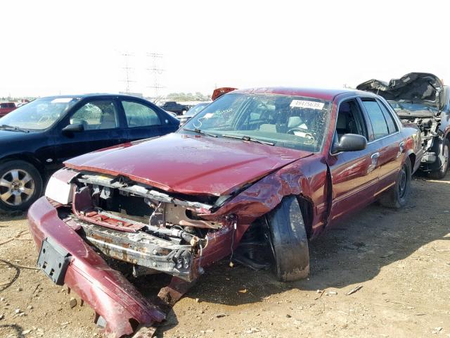 2FAHP71W67X144387 - 2007 FORD CROWN VICT BURGUNDY photo 2