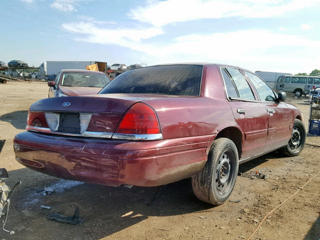 2FAHP71W67X144387 - 2007 FORD CROWN VICT BURGUNDY photo 4