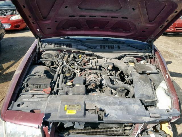 2FAHP71W67X144387 - 2007 FORD CROWN VICT BURGUNDY photo 7