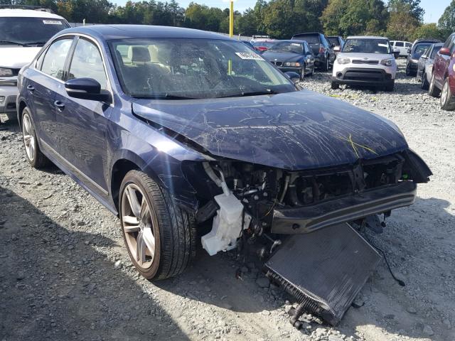 1VWBS7A39FC065373 - 2015 VOLKSWAGEN PASSAT SE BLUE photo 1