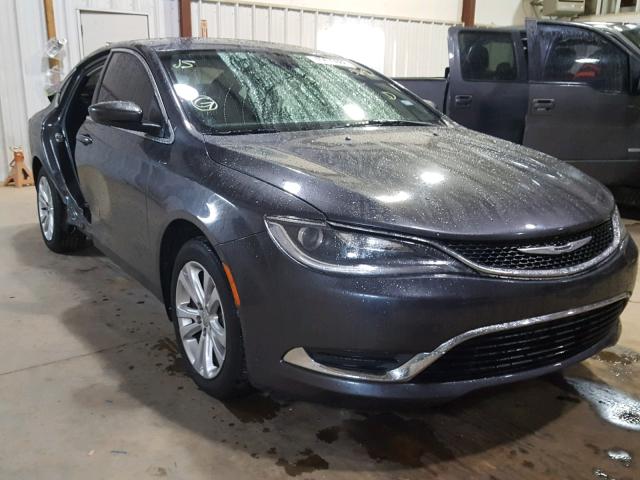 1C3CCCAB5FN665692 - 2015 CHRYSLER 200 LIMITE GRAY photo 1