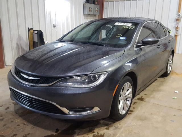 1C3CCCAB5FN665692 - 2015 CHRYSLER 200 LIMITE GRAY photo 2