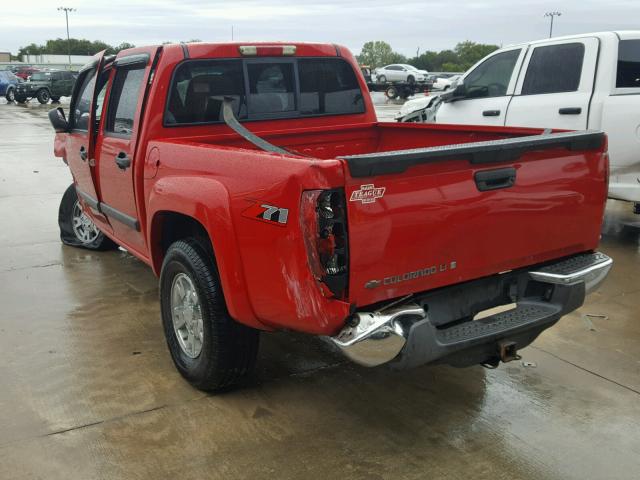 1GCDS13E088136005 - 2008 CHEVROLET COLORADO RED photo 3