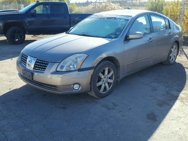 1N4BA41E84C898980 - 2004 NISSAN MAXIMA SE BEIGE photo 2