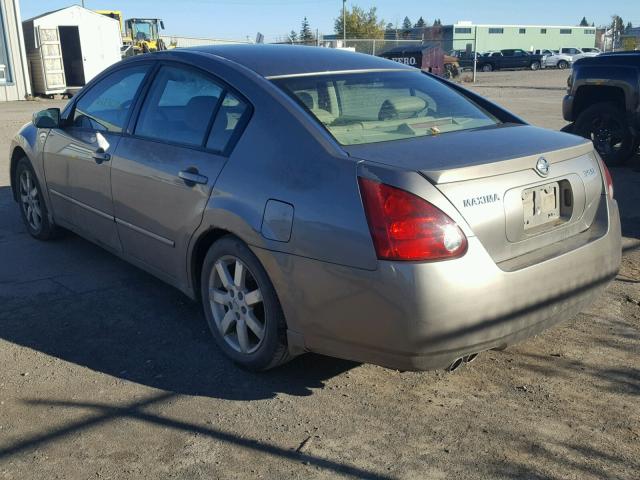 1N4BA41E84C898980 - 2004 NISSAN MAXIMA SE BEIGE photo 3