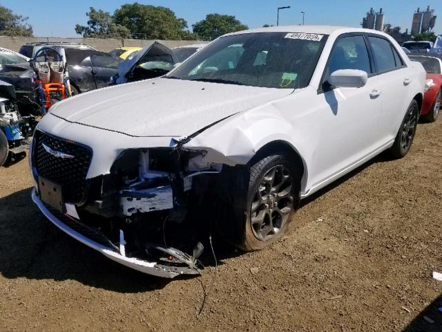 2C3CCAGG1KH651458 - 2019 CHRYSLER 300 S WHITE photo 2