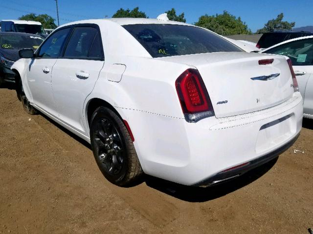 2C3CCAGG1KH651458 - 2019 CHRYSLER 300 S WHITE photo 3