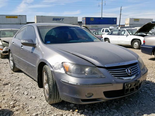 JH4KB16565C009057 - 2005 ACURA RL GRAY photo 1