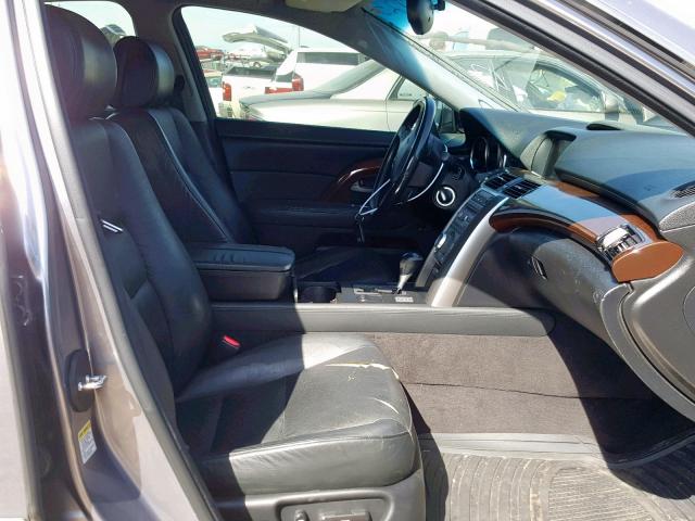 JH4KB16565C009057 - 2005 ACURA RL GRAY photo 5