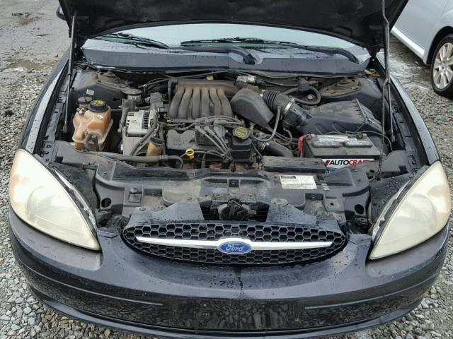 1FAFP55U31A226825 - 2001 FORD TAURUS SES BLACK photo 7