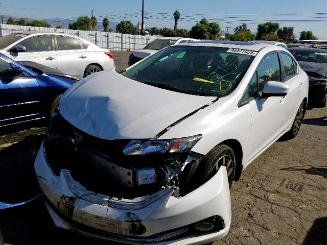19XFB2F97EE214388 - 2014 HONDA CIVIC EXL 白色 照片 2