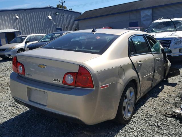 1G1ZB5E08CF147989 - 2012 CHEVROLET MALIBU LS GOLD photo 4