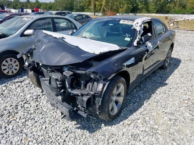 2C3CDXHGXHH569378 - 2017 DODGE CHARGER SX GRAY photo 2