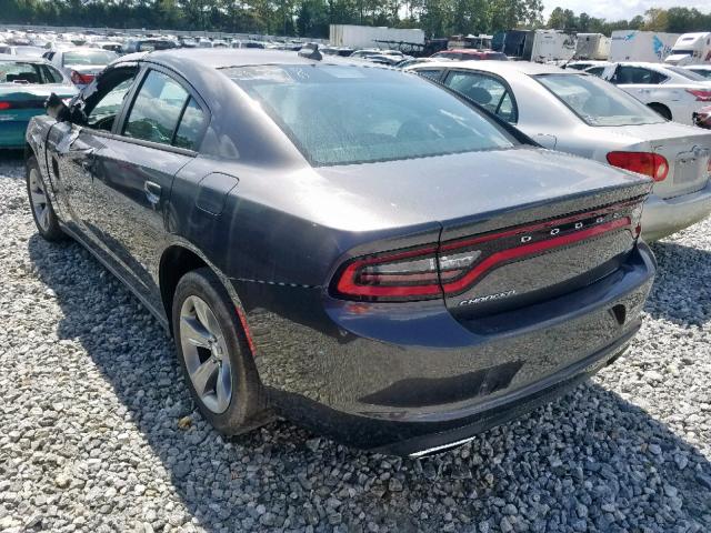 2C3CDXHGXHH569378 - 2017 DODGE CHARGER SX GRAY photo 3