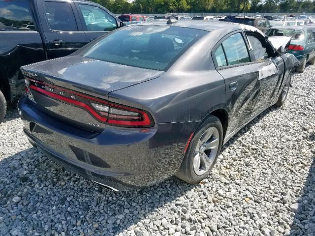 2C3CDXHGXHH569378 - 2017 DODGE CHARGER SX GRAY photo 4