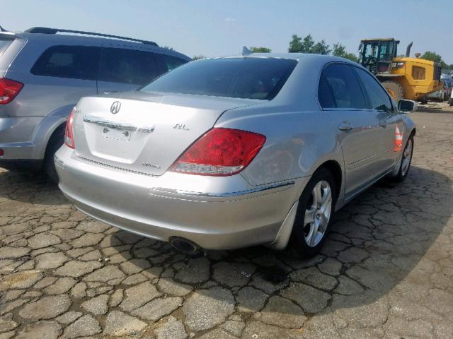 JH4KB16516C007556 - 2006 ACURA RL SILVER photo 4