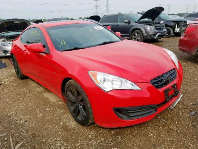 KMHHT6KD8BU064680 - 2011 HYUNDAI GENESIS CO RED photo 1