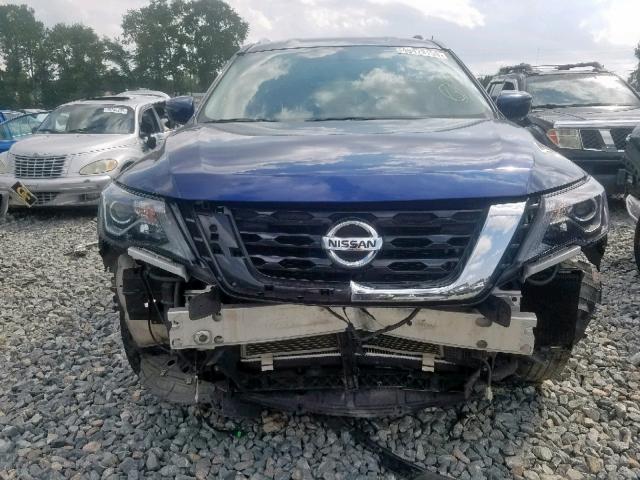 5N1DR2MN5HC664891 - 2017 NISSAN PATHFINDER BLUE photo 9