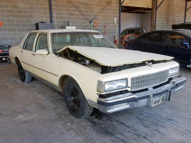 1G1BN51HXHX116846 - 1987 CHEVROLET CAPRICE CL CREAM photo 1